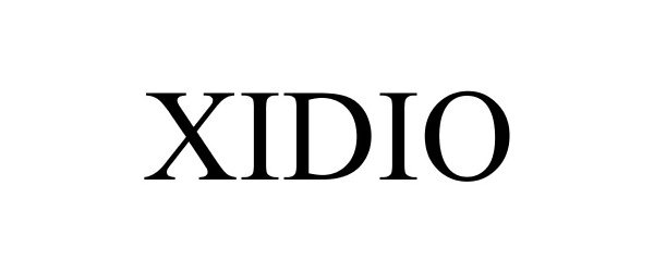 Trademark Logo XIDIO