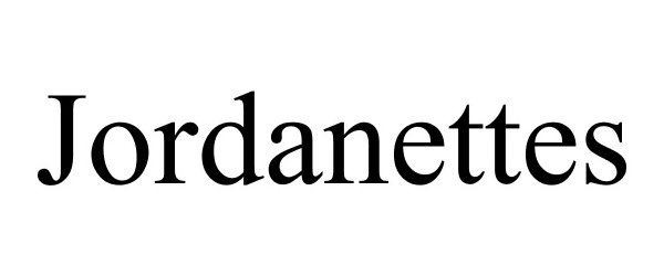 Trademark Logo JORDANETTES