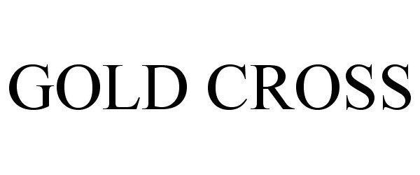 Trademark Logo GOLD CROSS