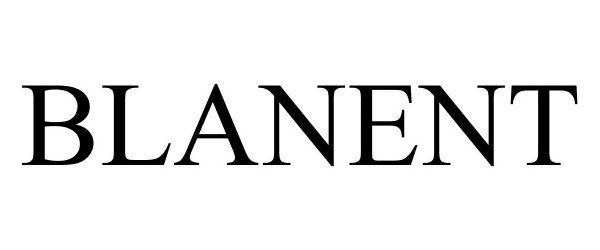 Trademark Logo BLANENT