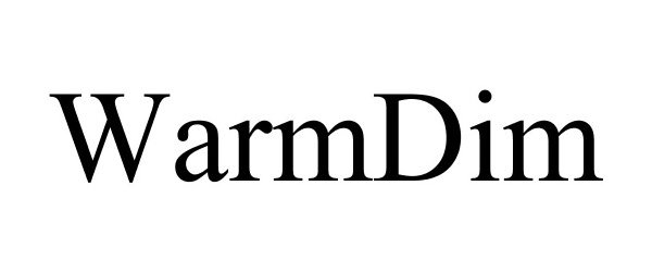 Trademark Logo WARMDIM