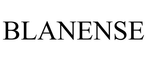 Trademark Logo BLANENSE