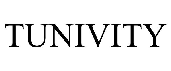 Trademark Logo TUNIVITY