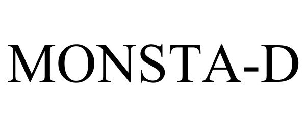 Trademark Logo MONSTA-D