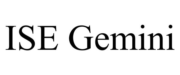Trademark Logo ISE GEMINI