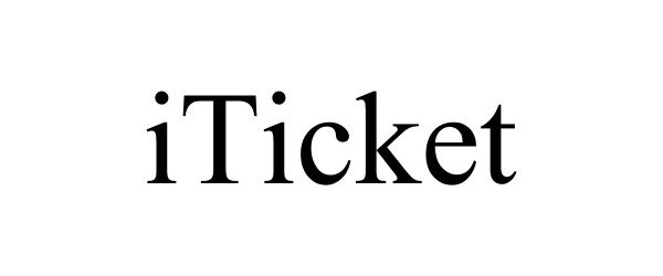 Trademark Logo ITICKET