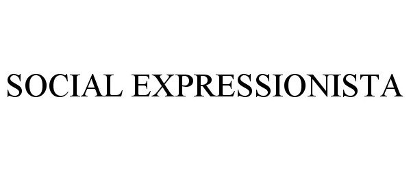 Trademark Logo SOCIAL EXPRESSIONISTA