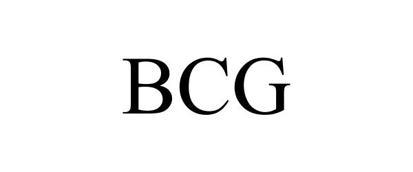 Trademark Logo BCG