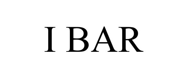 Trademark Logo IBAR