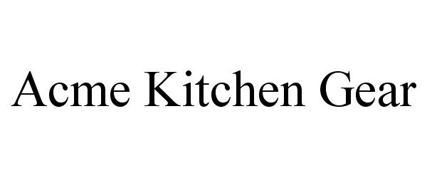  ACME KITCHEN GEAR