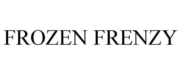 Trademark Logo FROZEN FRENZY