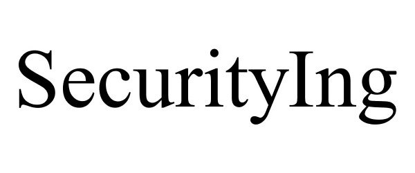 Trademark Logo SECURITYING