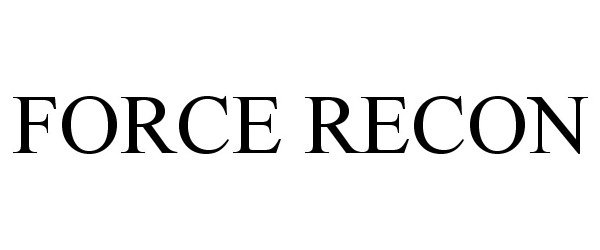 Trademark Logo FORCE RECON