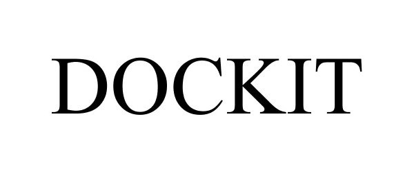 Trademark Logo DOCKIT