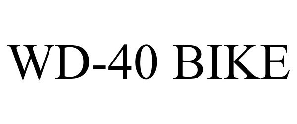Trademark Logo WD-40 BIKE
