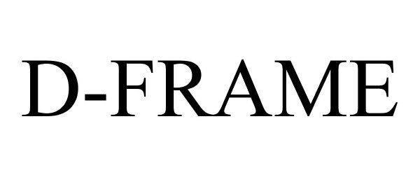 Trademark Logo D-FRAME