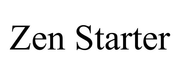 Trademark Logo ZEN STARTER