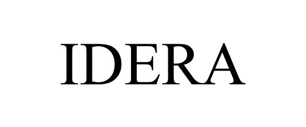 Trademark Logo IDERA