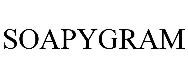 Trademark Logo SOAPYGRAM