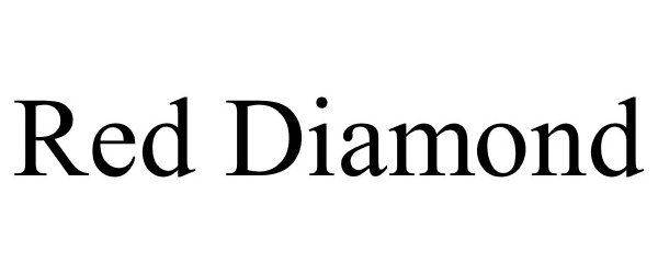 Trademark Logo RED DIAMOND