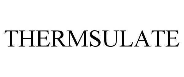 Trademark Logo THERMSULATE