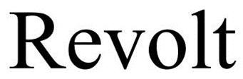 Trademark Logo REVOLT