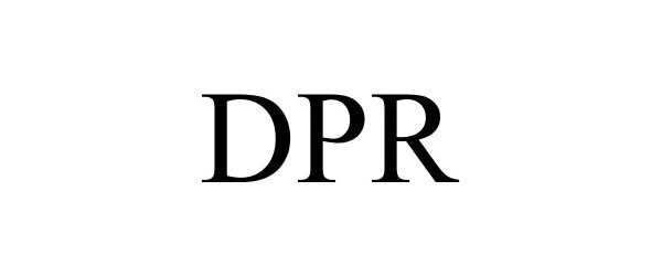 Trademark Logo DPR