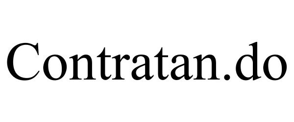 Trademark Logo CONTRATAN.DO