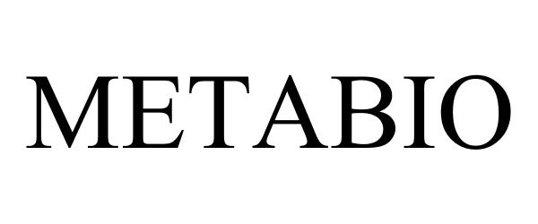 Trademark Logo METABIO