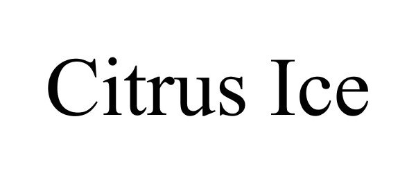 Trademark Logo CITRUS ICE