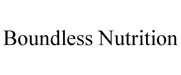  BOUNDLESS NUTRITION