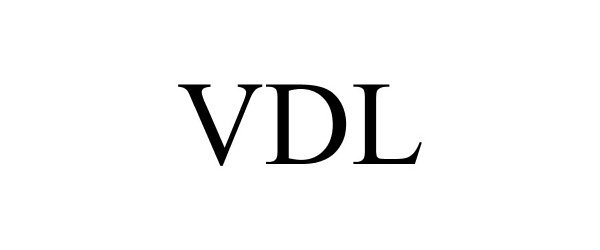 Trademark Logo VDL