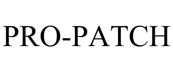 Trademark Logo PRO-PATCH