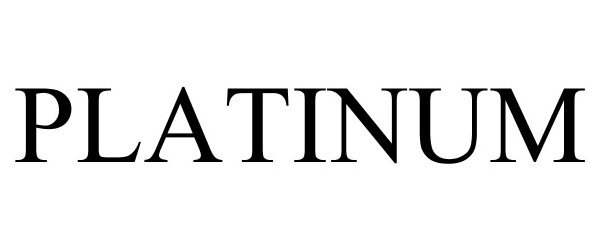 Trademark Logo PLATINUM