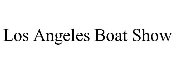  LOS ANGELES BOAT SHOW