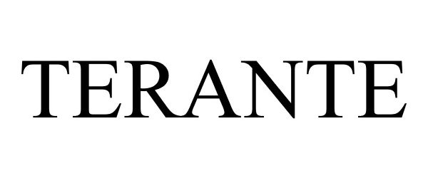 Trademark Logo TERANTE