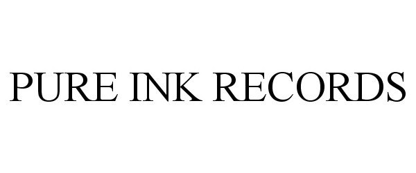 Trademark Logo PURE INK RECORDS