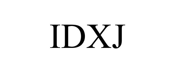 Trademark Logo IDXJ