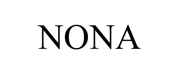 Trademark Logo NONA