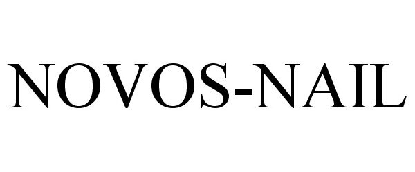 Trademark Logo NOVOS-NAIL