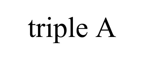 Trademark Logo TRIPLE A