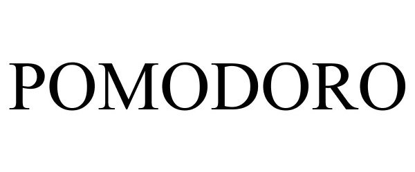 Trademark Logo POMODORO