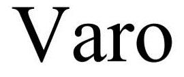 Trademark Logo VARO