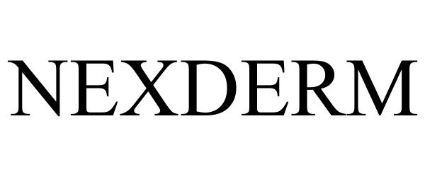 Trademark Logo NEXDERM
