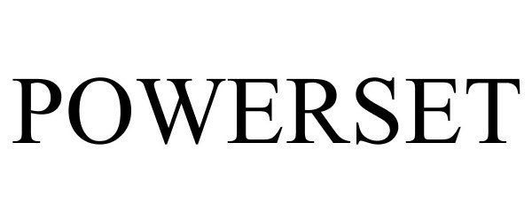 Trademark Logo POWERSET