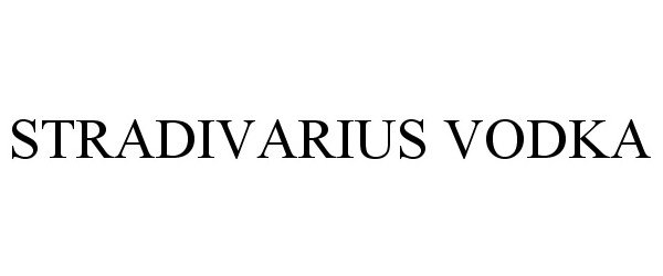  STRADIVARIUS VODKA