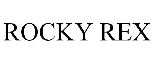  ROCKY REX