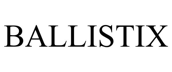 Trademark Logo BALLISTIX