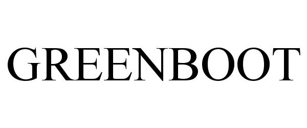 Trademark Logo GREENBOOT