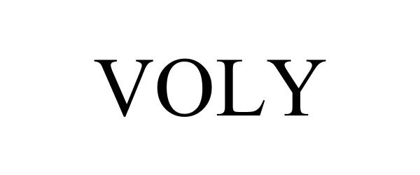 Trademark Logo VOLY